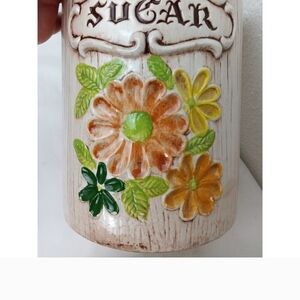 Treasure Craft Floral Ceramic Sugar Canister For Melissa 😊